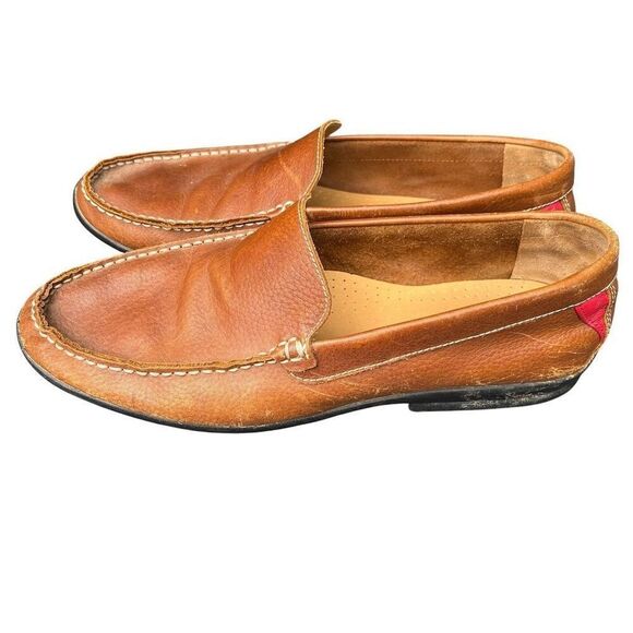 FootJoy Men's Club Casuals Brown Leather Loafers Size 12M Moc Toe - Picture 1 of 9